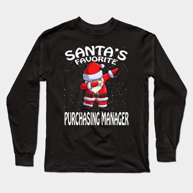 Santas Favorite Purchasing Manager Christmas Long Sleeve T-Shirt by intelus